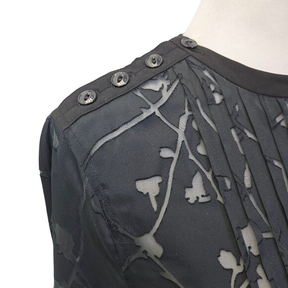 Rag & Bone Ruby Floral Burnout Mini Shift Dress Size XS *Missing Lining* - Picture 5 of 7